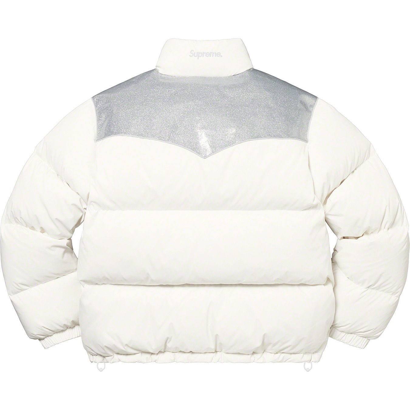 Glitter Yoke Down Puffer Jacket view 10